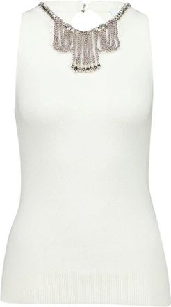 Paco Rabanne Mujer, Camisetas, Beige, Talla: M