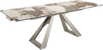 Angel Cerdá Mesa comedor extensible mármol porcelánico