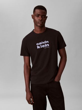 Calvin Klein T-Shirt CALVIN KLEIN, Herren, Gr. XXL, schwarz, Single Jersey, Obermaterial: 100% Baumwolle, unifarben, regular fit normal, Rundhals, Shirts T-Shirt, 