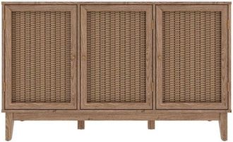 LPD Furniture Lpd Furniture - Bordeaux Large Sideboard - mdf - L39.4 x W128.2 x H78.2 cm - Oak