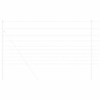 Berkfield Home Modern Field Fence 1.2x50 m Galvanised Steel in Silver