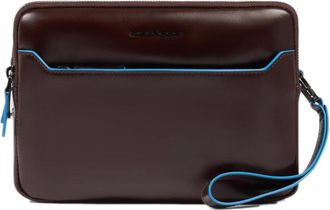 Piquadro Blue Square Pochette - Heren - Tassen - Bruin - ONE Size - Leer - Tassen