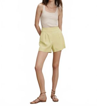 Veronica Beard Haina Short In Pistachio
