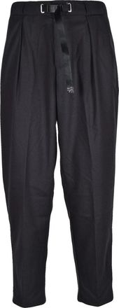 White Sand Pleated Waist Grey Chino Trousers with Tapered Silhouette