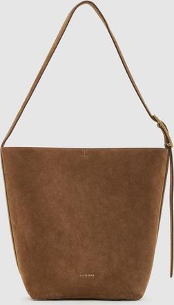 Anine Bing Elly Suede Bucket Bag in Tobacco at Nordstrom