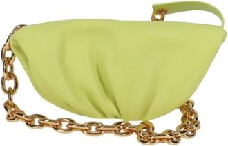 Bottega Veneta Pre-owned Mini Bags, female, Yellow, Size: ONE SIZE Pre-owned Accessory Pouch