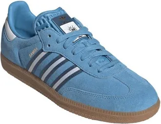 adidas x FIFA Gender Inclusive Samba OG Sneaker in Light Blue/Crew Blue/White at Nordstrom, Size 13.5 Womens