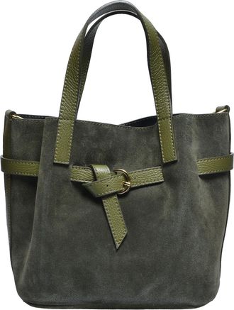 Isabella Rhea Groen Rundleer Tas