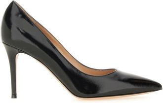 Gianvito Rossi Black Leather Pumps