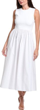 Theory Mixed Media Midi Dress