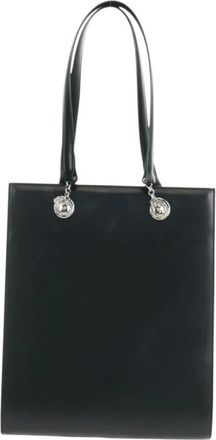 Cartier Pre-owned Tote Bags, female, Black, Size: ONE SIZE Pre-owned Vintage Leather Tote Bag