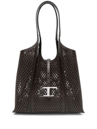 Tod's T Timeless medium shopper - Bruin