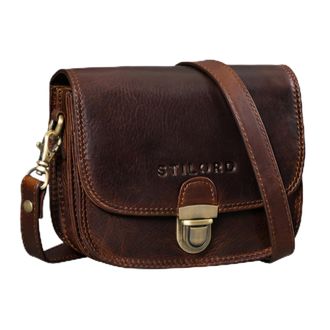STILORD Maribel Mini Leather Cross Body Bag Women Vintage Genuine Leather Shoulder Handbag Small Clutch Purse with Detachable Strap for Evening Party Daily Le