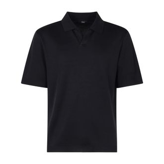 Herno Polo Shirts, male, Blue, Size: XL Polo Derby