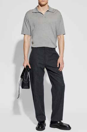 Frame Denim Polo, Mens, Grey