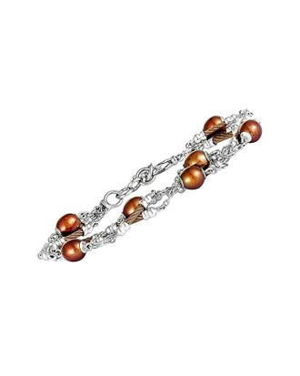 Charriol Stainless Steel Pearl Bracelet