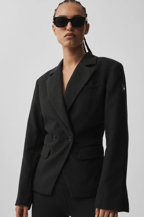 Alo | Cinch Blazer Jacket in Black, Size: Medium
