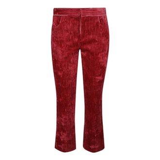 Isabel Marant Cropped Trousers, female, Pink, XS, Stylish Dolann-Gb Trousers