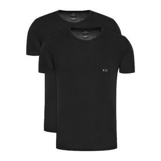 A|X Armani Exchange Tops, Heren, Zwart, XL, Katoen, Coffret de 2 TS stretch