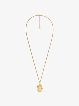 Michael Kors Suri Gold-Tone Watch Necklace