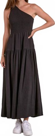 Elan Grace Maxi Dress In Black