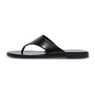 Aeyde Flip Flops, female, Black, Size: 11 US Amaya Flat Sandals