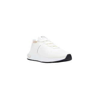 A|X Armani Exchange Knitted Technical Fabric Sneakers - White
