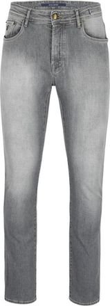 Atelier Noterman Atn 01S-A46-1333 Jeans - Heren - Slim Fit Jeans - Grijs - W33 L34 - Katoen - Jeans