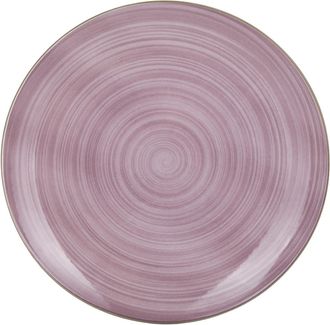 KASANOVA Piatto piano porcellana viola 26,7 cm Petali