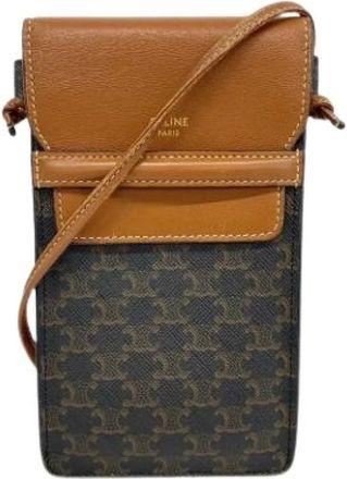 Celine Pre-owned Cross Body Bags, female, Multicolor, Size: ONE SIZE Pre-owned Vintage Cross Body Bag