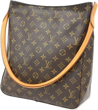 Louis Vuitton Looping Monogram Canvas Brown Canvas Handbag (Pre-Owned)
