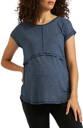 Ripe Dreamy Nursing Tee in Denim at Nordstrom, Size X-Small