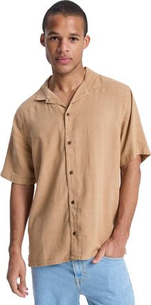 Quiksilver Funktionshemd QUIKSILVER Sunrise, Herren, Gr. XXL, US-Gr&ouml;ssen, tobacco braun, Obermaterial: 55% Walkfrottier, 45% Hanf;, Hemden Funktionshemd