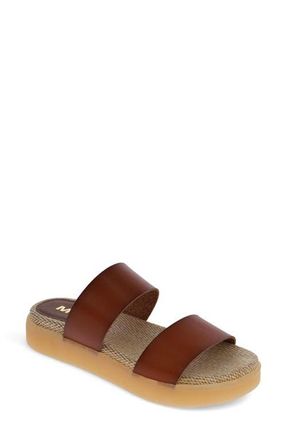 Mia Saige U Platform Sandal in Cognac at Nordstrom, Size 8.5