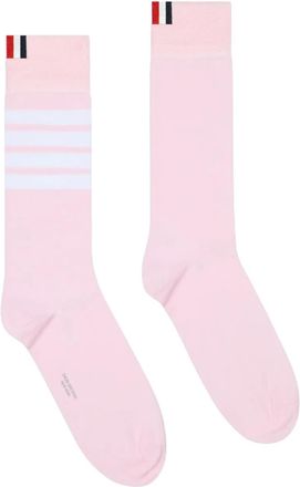 Thom Browne Calzini a righe - Rosa