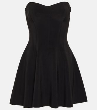 Norma Kamali Grace strapless minidress