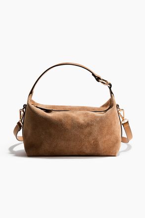 H&M Crossbody-Tasche aus Veloursleder - Beige