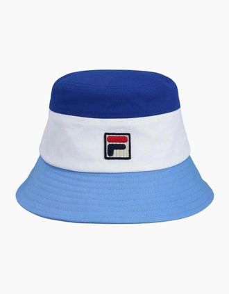 Fila Mens Fila Marco Tri Colour Heritage Logo Bucket Hat Frozen Fjord/Gardenia - Size: ONE size