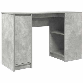 Berkfield Home Desk Concrete Grey 120x42x76 cm Engineered Wood | Size: 120 x 42 x 76 cm