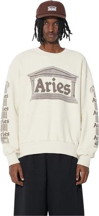 Aries Sweatshirts - Heren - Sweatshirts - Beige - M - Hoodies & sweatvesten
