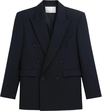 Frankie Shop Dames, Jassen, Blauw, Maat: XS Zijde