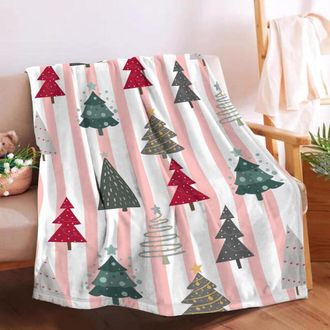 OEM Esta Manta Navide&ntilde;a Es Suave, C&oacute;moda, Ligera Y C&aacute;lida. Ideal Para Sof&aacute;s, Camas, Bancos Y Para Todas Las Estaciones. - 60 X 50 Pulgadas, Tama&ntilde;o Individ