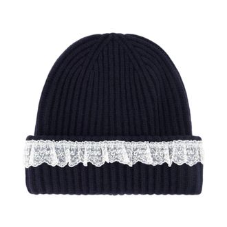 Ganni Berretto Compatto - - Accessories - Donna - Nero - ONE SIZE