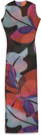 Louisa Ballou Multicolor Sea Breeze Sleeveless Dress