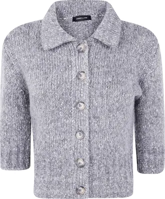 Anneclaire Cotton Blend Knit Shirt