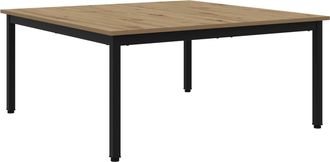vidaXL Mesa De Caf&eacute; Roble Artisan 100 X 100 X 45 Cm Vidaxl