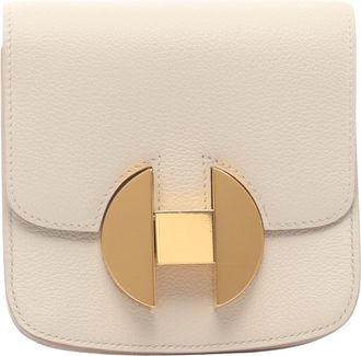 Herm&egrave;s Gray Evercalf Leather Wallet (Bi-Fold) (Pre-Owned)