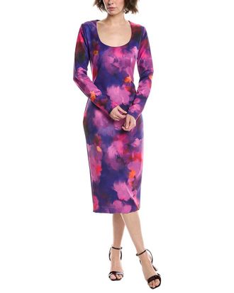 Black Halo Naylah Midi Dress