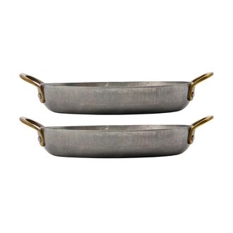 Nicolas Vah&eacute; Presentation Mini-Pfanne, Edelstahl geb&uuml;rstet (2er-Set)