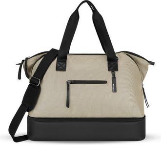 Sherpani Boston Anti-Theft Weekender Carry On Bag with Removable Shoe Compartment in Straw at Nordstrom